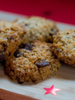 Une photo de Cookies à l'avoine et chocolat sans gluten