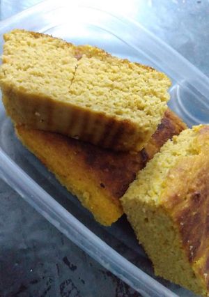 Una foto de Budín de mandarina y coco rallado