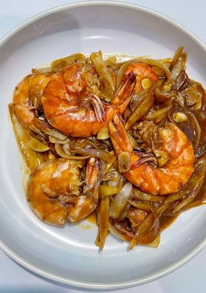 Foto resep Udang Saus Tiram