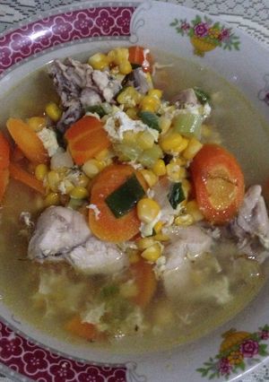 Foto resep Sup Ayam Jagung Serabut