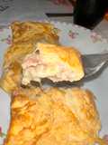 Omelete com carne picada