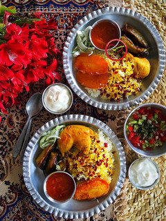 عکسی از دستور ته دیگ سیب زمینی