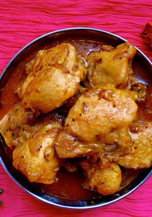 A picture of Goan Style Chicken Curry.
