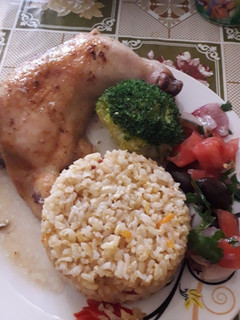 Una foto de Truto de pollo al horno