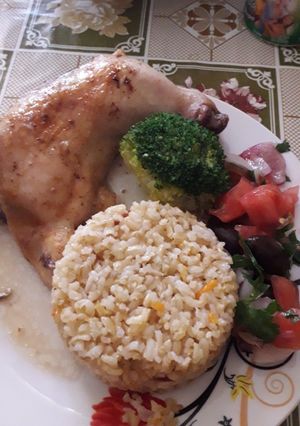 Una foto de Truto de pollo al horno
