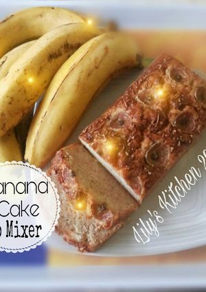 Foto resep Banana Cake (No Mixer)