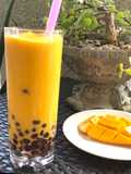 Mango Boba (Tapioca pearl) Smoothie