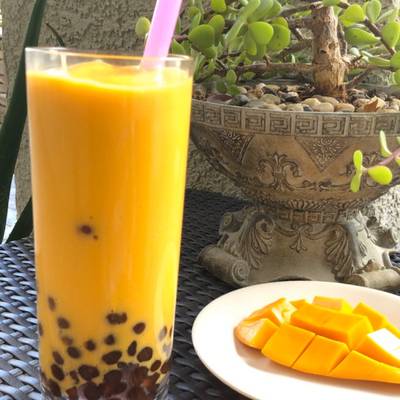 Mango Bubble Tea 