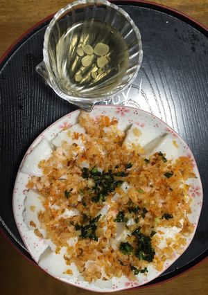 Hình của món Bánh đúc nước dừa.