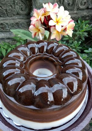 Foto resep Puding Oreo susu coklat