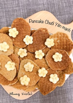 Hình của món Pancake Chuối Yến Mạch.
