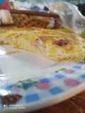TORTILLA DE PAPA CON JAMÓN 😋😋