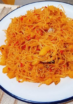 Foto resep Soun Kentang Bumbu Merah