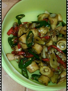 Foto resep Cumi asin pedas gurih