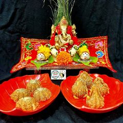 A picture of Churma Dryfruits Ladoo - Modak.