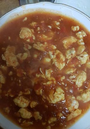 صورة لوصفة طريقة عمل الجز مز.🍳🍅