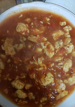 صورة لوصفة طريقة عمل الجز مز.🍳🍅