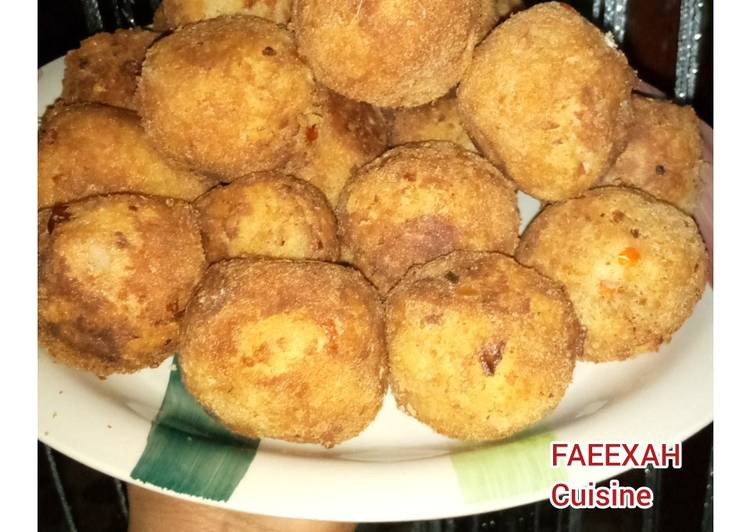 How to Prepare Appetizing Yam ball This is Secret Recipe  From My Kitchen !!