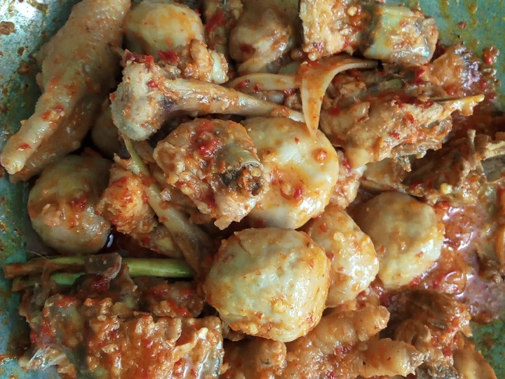 Cara Gampang Menyiapkan Resep Tulangan ayam + pentol Mercon yang Lezat Sekali Anti Ribet, Mantap