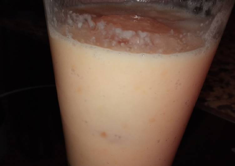 Batido de papaya y melón