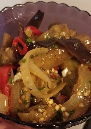 Una foto de Antipasto de berenjenas 🍆🍆