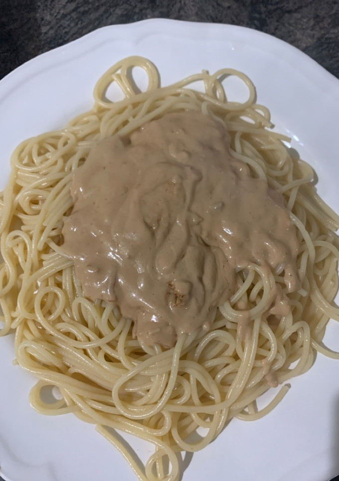 Una foto de Salsa Gorgonzola para espaguetis