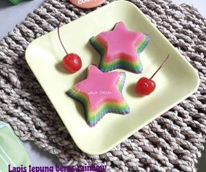 Resep Unik Lapis tepung beras rainbow Enak dan Sehat