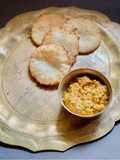 Murauri or Radish / Mooli Rice flour Kachori with Radish Tomato Chutney