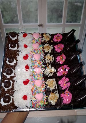 Foto resep Brownis varian rasa