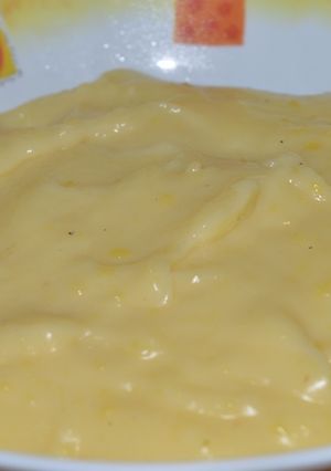 Una foto de Crema pastelera con jengibre