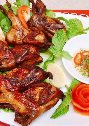 Hình của món Chim cút nướng ngũ vị / Air Fryer.