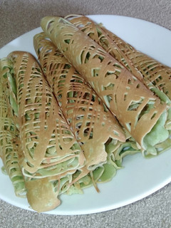 Foto resep Kue sarang laba laba pandan