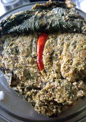 কুমড়ো পাতায় পাতুরি (Kumro patay paturi recipe in Bengali) রেসিপির প্রধান ছবি
