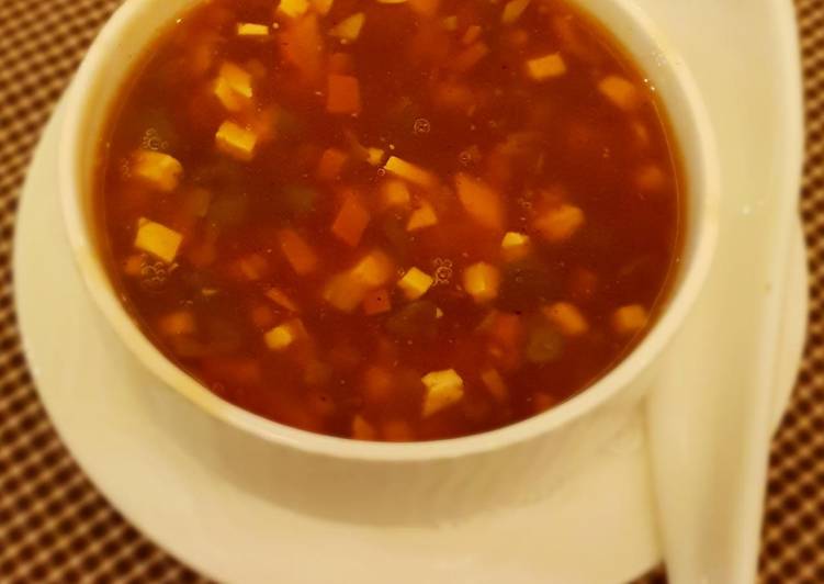 Recipe of Favorite Hot and sour soup