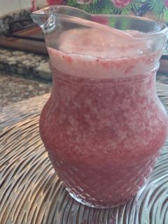 صورة لوصفة عصير فراولة 🍓 واو منعش