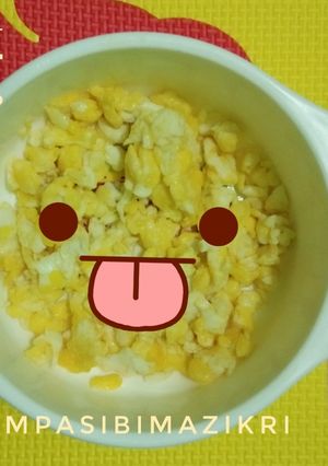 Foto resep Snack/Cemilan Telur MPASI 8 bulan