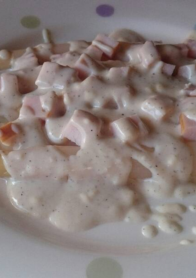 Una foto de Espárragos blancos con bechamel de queso