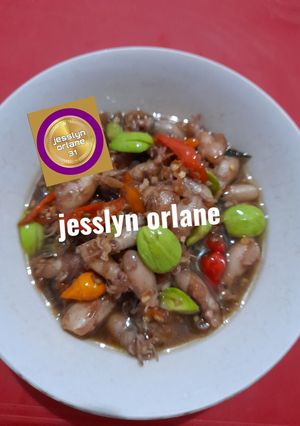 Foto resep Tumis Cumi Telor & Pete by jesslyn orlane