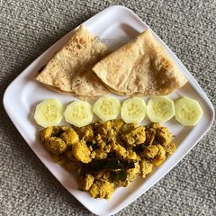 A picture of Raw Banana Poriyal.