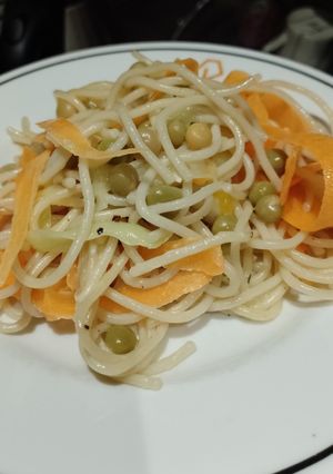 Una foto de Ensalada de spaghetti