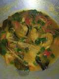 Ikan barakuda kuah kuning