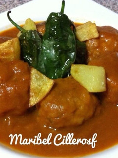 Una foto de Albóndigas en salsa