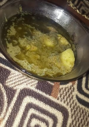 A picture of Bhaji Gosht/ Sabzi Gosht.