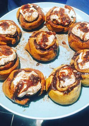 Una foto de Cinnamon Rolls sin gluten