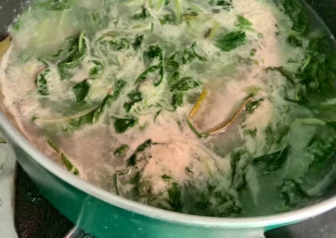 Resep Sayur Bobor Bayam Oleh Lakeswara Food Cookpad