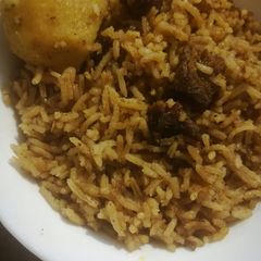 A picture of Beef pilau.