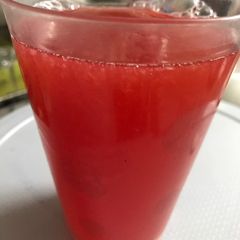 Watermelon juice A picture of Watermelon juice.