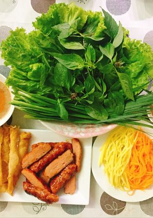 Hình của món Nem Nướng.