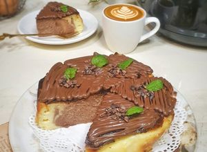 Gambar Nutella Burn Cheesecake Airfryer