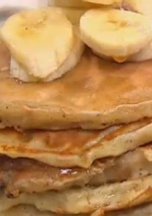 Una foto de Pancakes de banana
